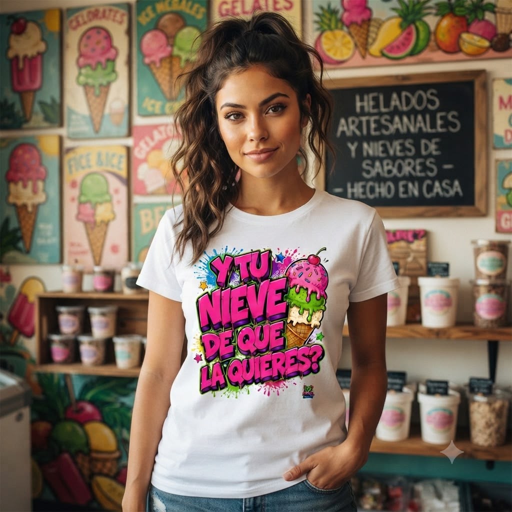 Y tu nieve de que la quieres?