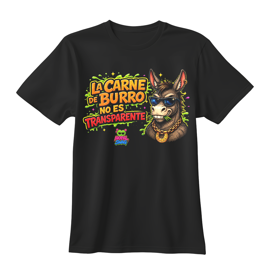 La carne de burro no es transparente
