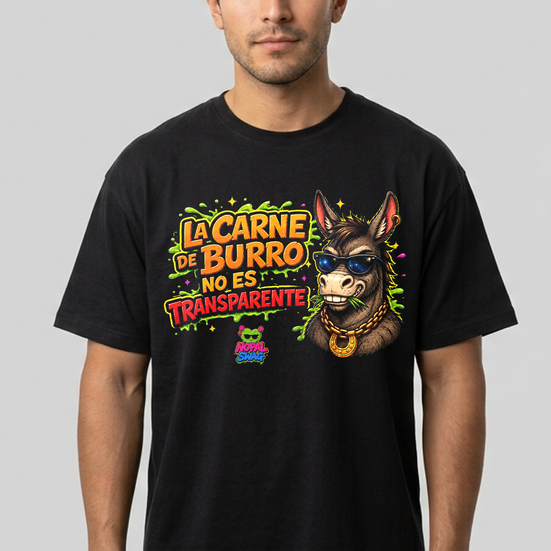 La carne de burro no es transparente