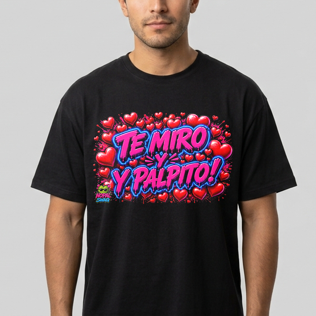 Te miro y palpito