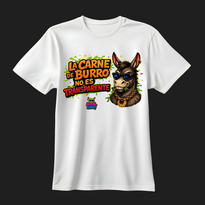 La carne de burro no es transparente