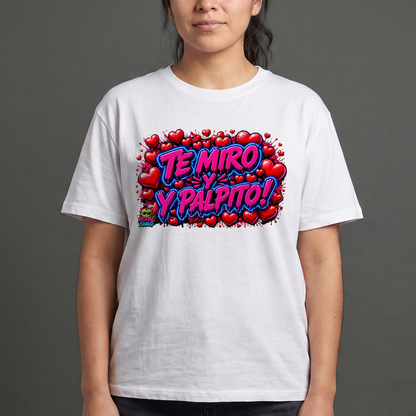 Te miro y palpito
